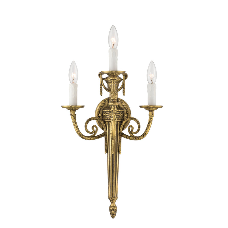 Loxley 12.75'' Matte Brass Sconce by Crystorama