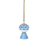 Bjørn Wiinblad Eva Christmas Ornament, Blue, H: 3" By Bjorn Wiinblad