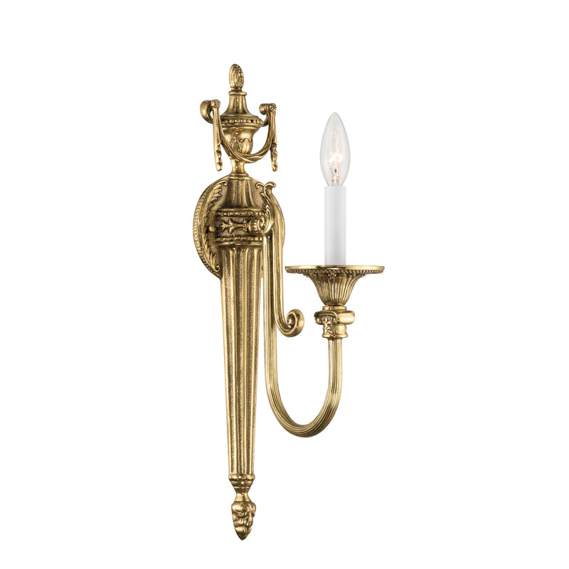 Langley 4.75'' Olde Brass Sconce by Crystorama