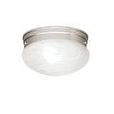 Ceiling Space Flush Semi Flush Mount Brushed Nickel 9.25 Inch