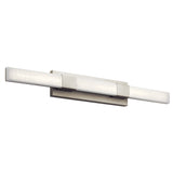 Neltev Linear Vanity Light Satin Nickel 36.25 Inch