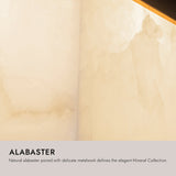 Mineral Flush Mount-Pyramid by Alora Lighting
