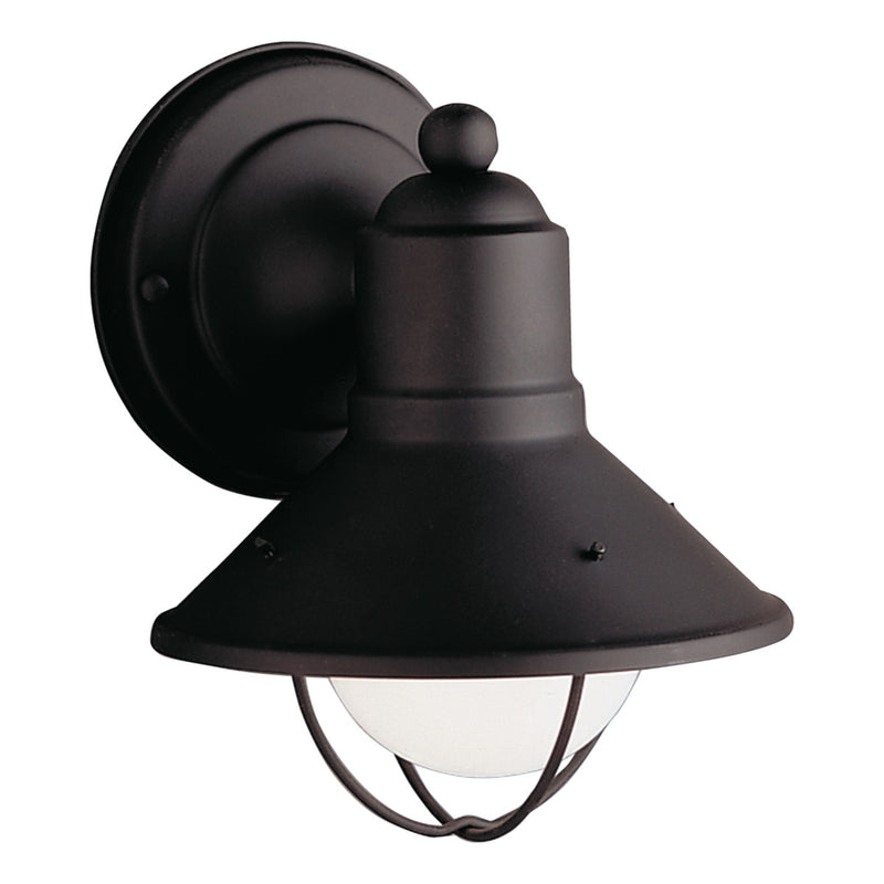 Seaside Outdoor Wall Cone Light Black