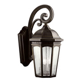 Courtyard Outdoor Wall Light Rubbed Bronze 12.25 Inch
