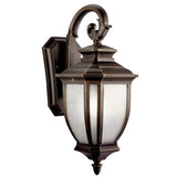 Salisbury Outdoor Wall Light Rubbed Bronze 19.5 Inch