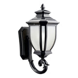 Salisbury Outdoor Wall Light Black 19.25 Inch
