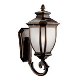 Salisbury Outdoor Wall Light Rubbed Bronze 24.25 Inch