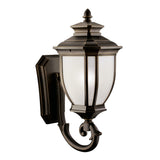 Salisbury Outdoor Wall Light Rubbed Bronze 29.25 Inch
