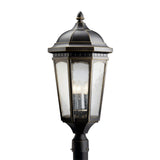 Courtyard Post Lantern Outdoor Wall Light Rubbed Bronze 12.25 Inch