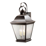 Mount Vernon Outdoor Wall Light Olde Bronze 13 Inch