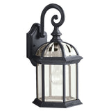 Barrie Outdoor Wall Light Black 15.5 Inch