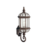 Barrie Outdoor Wall Light Tannery Bronze 22 Inch