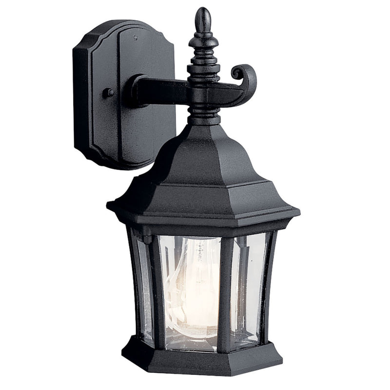 Townhouse Outdoor Wall Light Black 6.5 Inch