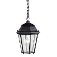 Madison Outdoor Hanging Light Black