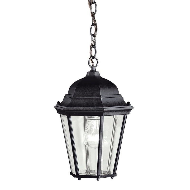 Madison Outdoor Hanging Light Black