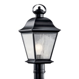 Mount Vernon Outdoor Post Lantern Light Black