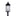 Kirkwood Post Lantern Outdoor Wall Light Black