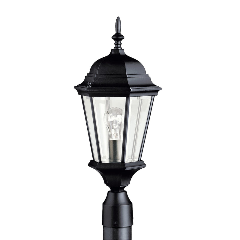 Madison Outdoor Post Lantern Light Black