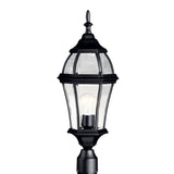 Townhouse Post Lantern Outdoor Wall Light Black
