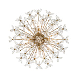 Adley 25.25'' Aged Brass Semi Flush Mount by Crystorama