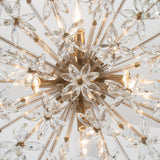 Adley 25.25'' Aged Brass Semi Flush Mount by Crystorama