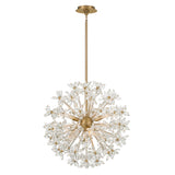 Adley 23.75'' Aged Brass Chandelier by Crystorama
