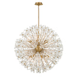 Adley 34'' Aged Brass Chandelier by Crystorama