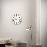 Arne Jacobsen Roman Wall Clock, Large, Ø: 11.4" By Arne Jacobsen