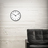 Arne Jacobsen Station Wall Clock, White/Black, Large, Ø: 11.4" By Arne Jacobsen