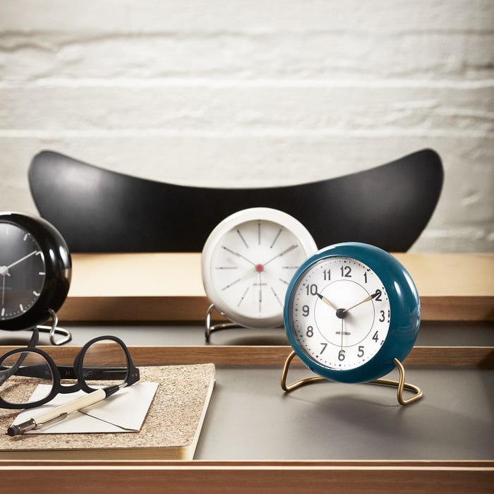 Arne Jacobsen Station Table Clock by Arne Jacobsen