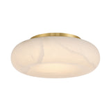 Acme 16'' Integrated LED Aged Brass Flush Mount by Crystorama