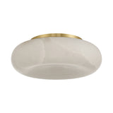 Acme 16'' Integrated LED Aged Brass Flush Mount by Crystorama