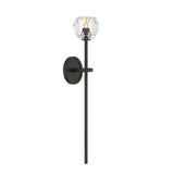 Aragon 4.5'' LED Matte Black Sconce by Crystorama