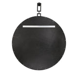Brian Patrick Flynn Alston 40'' Matte Black Mirror by Crystorama
