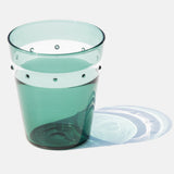 A Pallini Tumbler Set of 4 Lake Green By Zafferano - Front View