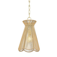 Aaliyah Pendant - Aged Brass