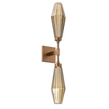 Aalto Double Wall Sconce By Hammerton, Color: Bronze, Finish: Oil Rubbed Bronze