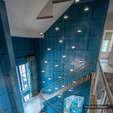 Abacus 9-Light LED Chandelier lifestyle view by Hubbardton Forge