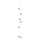 Abacus Floor Lamp - Cool Grey Modern Brass-Hubbardton Forge