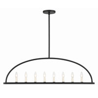Abbott Linear Chandelier 42'' Black