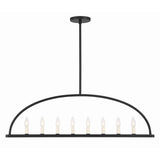 Abbott Linear Chandelier 42'' Black