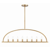 Abbott Linear Chandelier 42'' Vibrant Gold