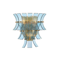 Abigail Sconce 15'' Aged Brass Blue