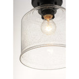 Acadia Semi-Flush Mount Black by Maxim Lighting