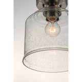 Acadia Semi-Flush Mount Satin Nickel by Maxim Lighting