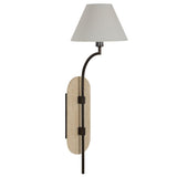 Acca Wall Light Powder Coated Dark Antique Bronze By Renwil Side View 1