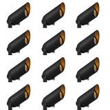Accent Spot Light 12V MR16 Spotlight - 12 Pack - Satin Black - by Hinkley