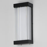 Acropolis Outdoor Wall Sconce Small Black By ET2 Side View