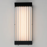 Acropolis Outdoor Wall Sconce Small Black By ET2 With Light Shades