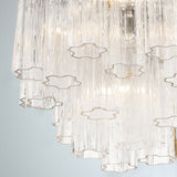 Addis 4 Light Semi Flush Mount Polished Chrome Tronchi Clear Autumn By Crystorama - Lifestyle View